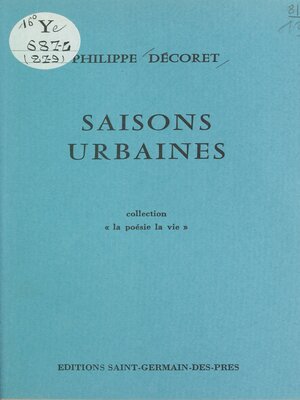 cover image of Saisons urbaines